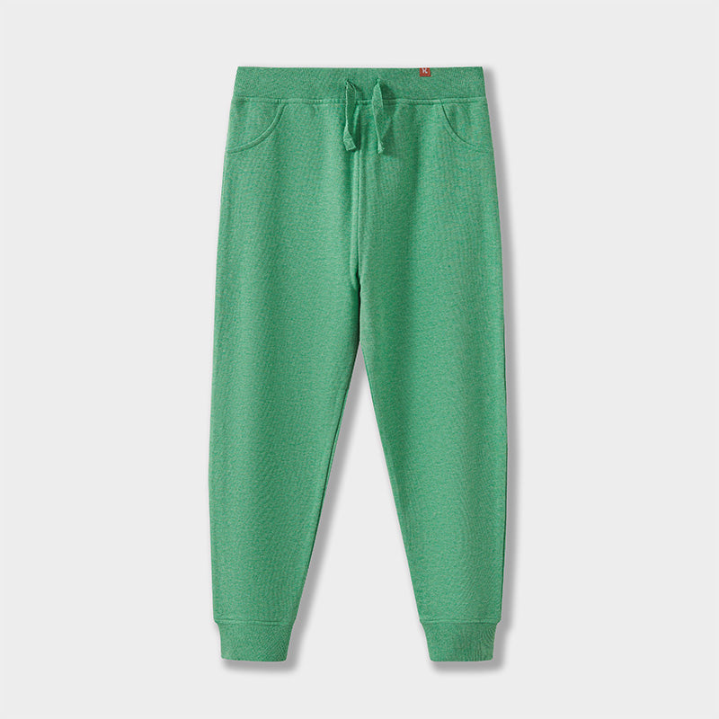 Pantalones deportivos de algodón orgánico en verde