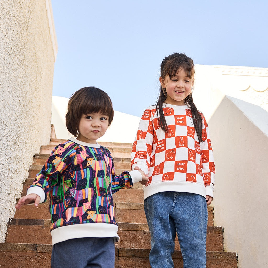 Sudadera de Vacas Arcoíris