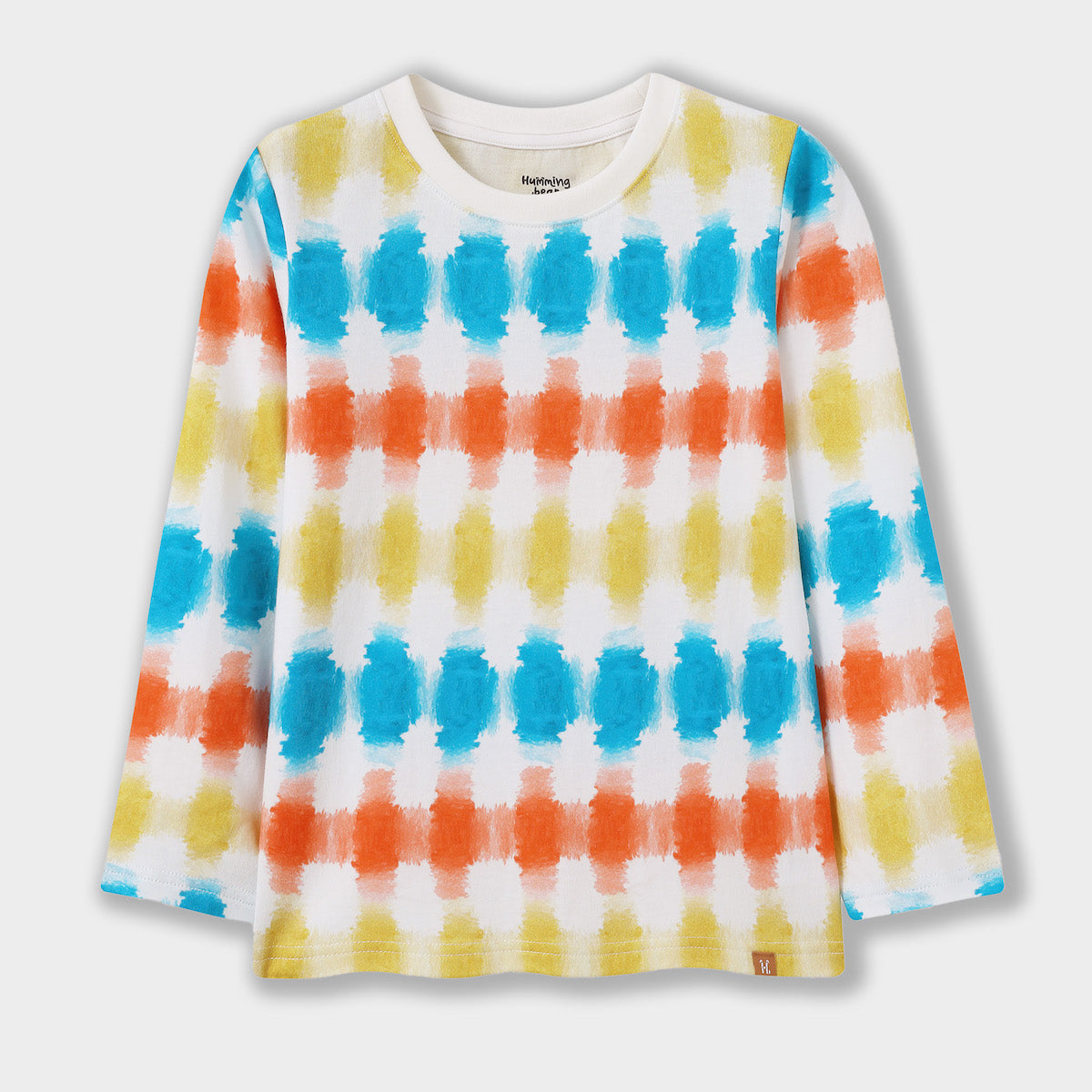 Camiseta de manga larga con rayas Colorburst