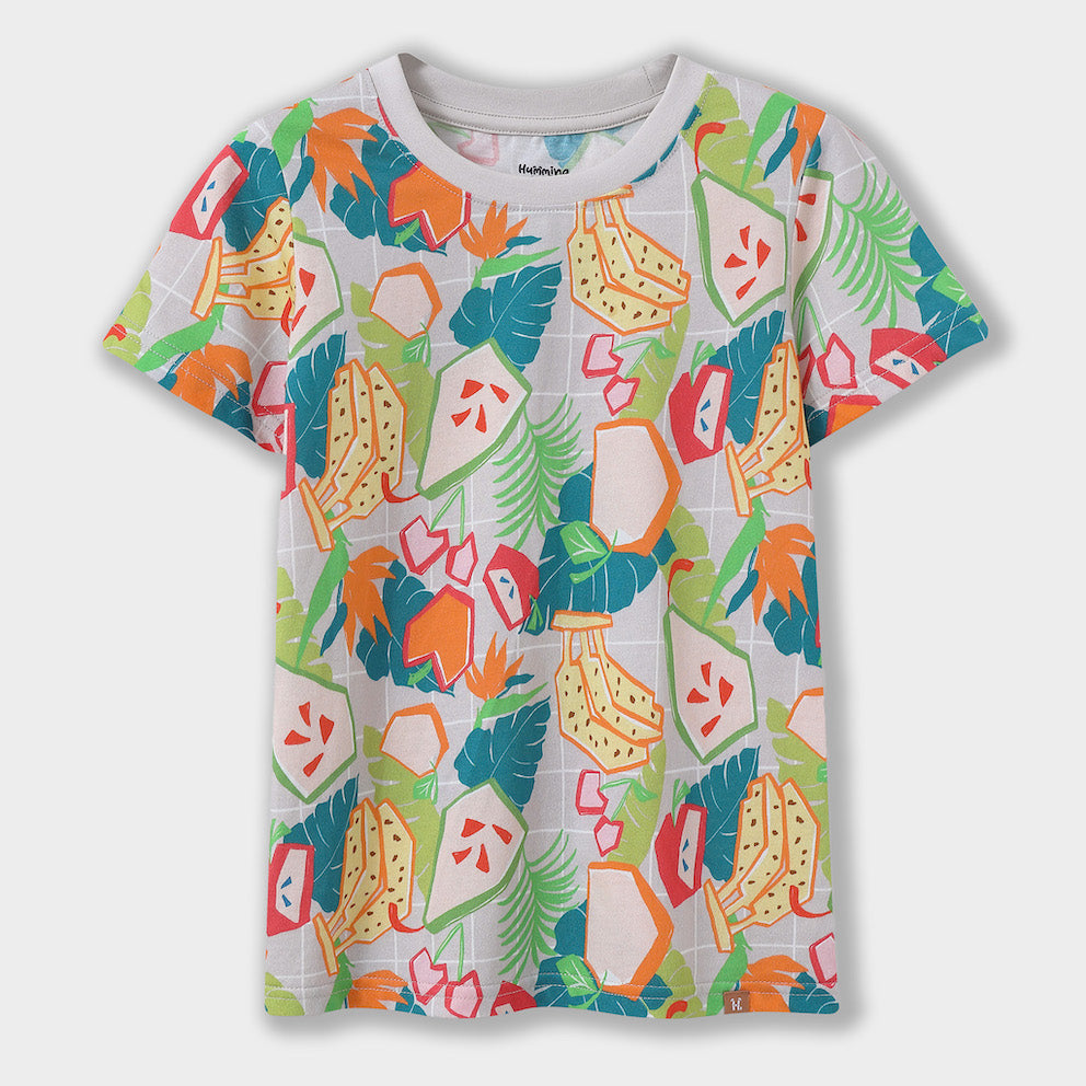 Camiseta de Manga Corta Surtido de Frutas